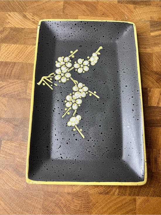 Other - Black Ceramic Sushi Serving Set